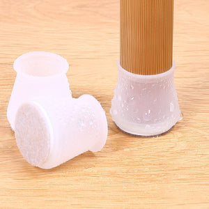 Wear-Resistant Leg Protection Stool Cushion Silicone Chair Non-Slip Foot Cover