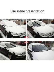 1pcs Winter Car Snow Cover Foldable Car Windshield Cover Sunshade Snow Cover