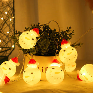 Snowman string lights Christmas lights decoration lights