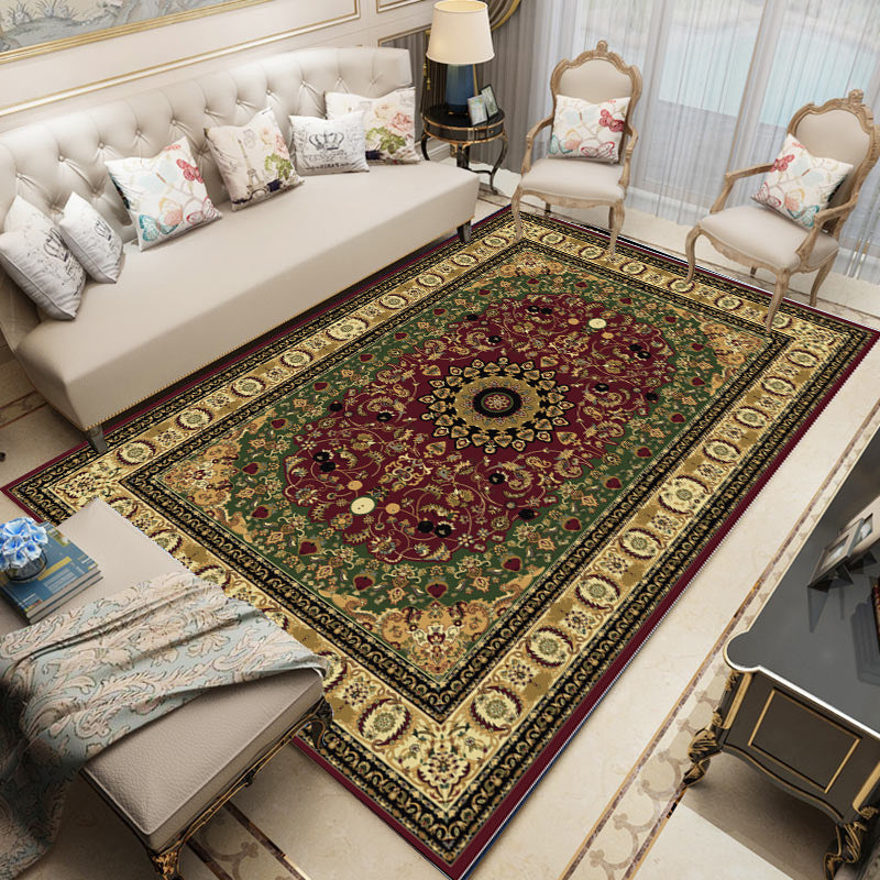 Persian Small Floral Living Room Carpet Turkish-style Carpet European-style Home Carpet Is