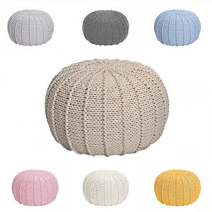 Home Decor Hand Knitted Lazy Sofa Pouf