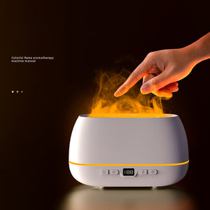 3D Flame Humidifier 200ml USB Flame Aroma Diffuser Household Humidifiere Aromatherapy Diffuser