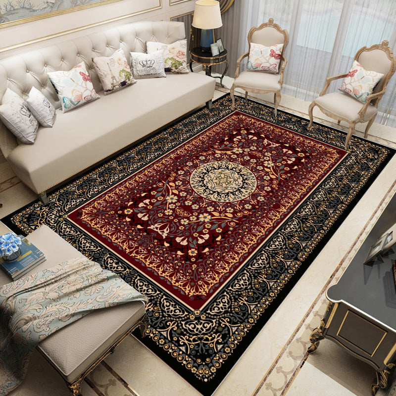 Persian Small Floral Living Room Carpet Turkish-style Carpet European-style Home Carpet Is