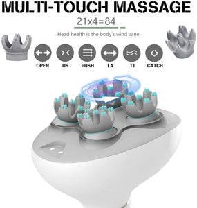Rechargeable Waterproof Head Massager Electric Scalp Massager