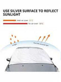 1pcs Winter Car Snow Cover Foldable Car Windshield Cover Sunshade Snow Cover