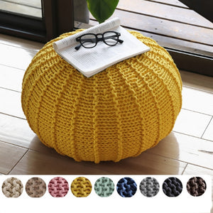 Home Decor Hand Knitted Lazy Sofa Pouf