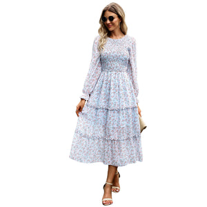 Women's Graceful And Fashionable Floral Dress