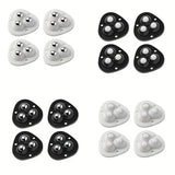 4pcs Self Adhesive Caster Wheels Heavy Duty Swivel Wheels Stainless Steel Paste Universal Wheel 360 Degree Rotation Sticky Pulley For Bins Bottom Storage Box Furniture Trash Can Coffee Table